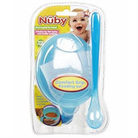 Nuby Comfort Grip Feeding Set - blue, one size