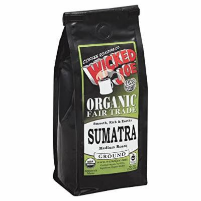WICKED JOE COFFEE COFFEE BEAN WHOLE M ROAST, 12 OZ