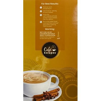 Café Escapes Chai Latte, K-Cups for Keurig Brewers, 24-Count (Pack of 2)