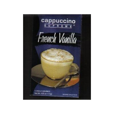 Cappuccino Supreme French Vanilla, Pack of 5 Pouches