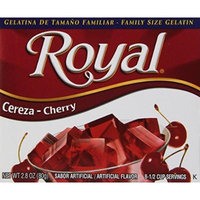 Royal Bilingual Gelatin, Cherry, 2.8-Ounce (Pack of 12)