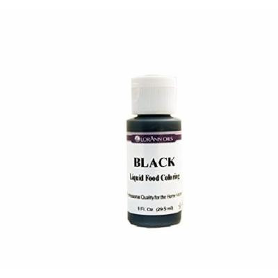 Lorann Oils Liquid Food Color, 1-Ounce, Black