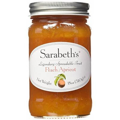 SARABETH'S KICTHEN FRUIT SPREAD PRESERVES (Peach Apricot, Pack of 6)