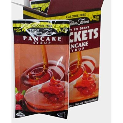 Walden Farms Ready To Serve Pancake Syrup Packets Maple -- 24 oz (2 BOXES)