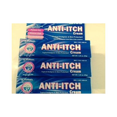 Dr. Sheffield's Anti-itch Cream with Histamine Blocker - 1.25 Oz. (Pack of 3)