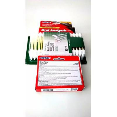 Oral Analgesic Gel .0.42oz Maximum Strength/cotton Swab 80 Count