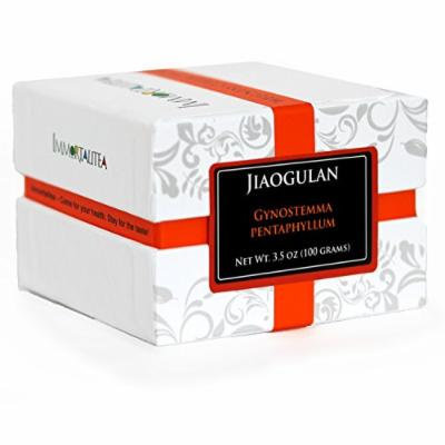 Jiaogulan Tea - 100% Gynostemma pentaphyllum - Best Quality Natural Loose Leaf Longevity Herb from Thailand - 100 Grams