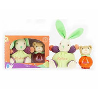 Kaloo Pop Cologne 50ml/1.7 Fl.oz Alcohol Free Scented Water Spray + Chubby Kaloo Pop Rabbit Gift Set