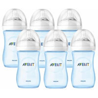 Philips AVENT Natural 9 Ounce Bottle 6 Pack - Blue