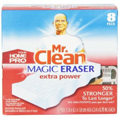32 COUNT Mr. Clean HomePro Extra Power Magic Eraser, 4 Pack- 8 Count Box = 32 - No Risk - 100% Satisfaction Guaranteed!