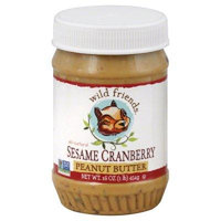 WILD FRIENDS PEANUT BTTR SESAME CRNBRY, 16 OZ