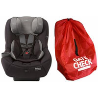 Maxi-Cosi Pria 70 Convertible Car Seat with Easy Clean Fabric and Gate Check Bag, Total Black