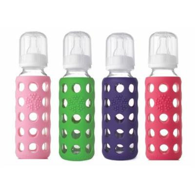 Lifefactory Glass Baby Bottles 4 Pack (9 oz. in Girl Colors)