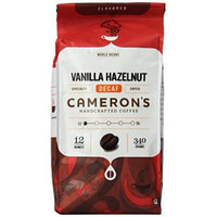 Cameron's Vanilla Hazelnut Decaf Whole Bean Coffee, 12-Ounce Bags (Pack of 3)