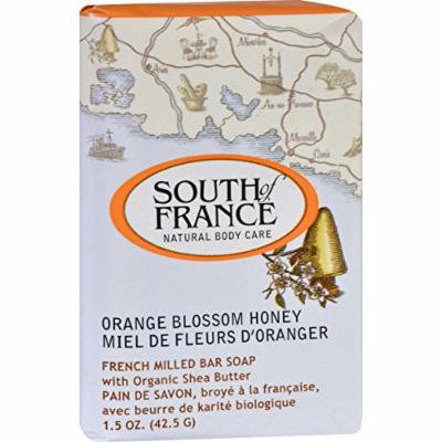 South of France Bar Soap - Orange Blossom Honey - Travel - 1.5 oz - Case of 12 - Gluten Free - Yeast Free -