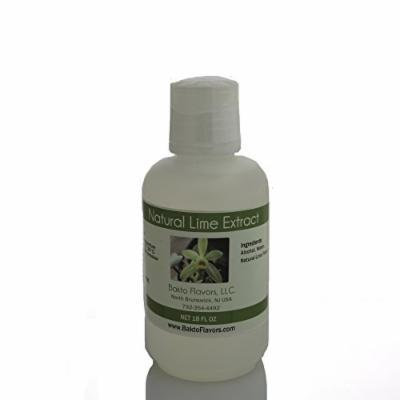 Bakto Flavors Food Srvices Line Natural Lime Extract - 18 FL OZ