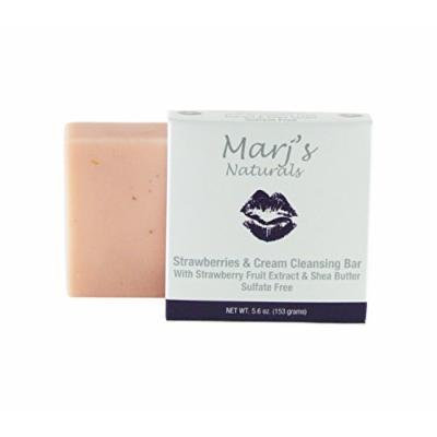 Marj's Naturals Cleansing Bar, Strawberries and Cream