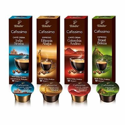 Tchibo Cafissimo Ländersorten - Crema and Espresso, 40 Capsules