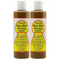 Maui Babe Browning Lotion 8 Ounces (Pack of 2)