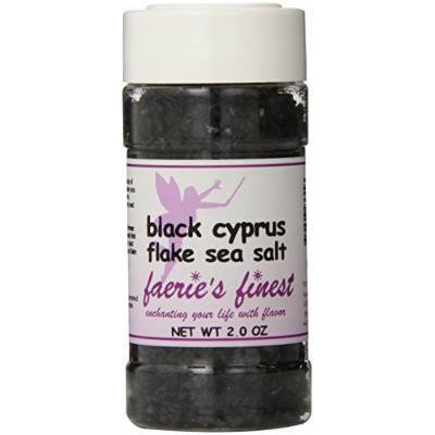 Faeries Finest Cyprus Flake Sea Salt, Black, 2 Ounce
