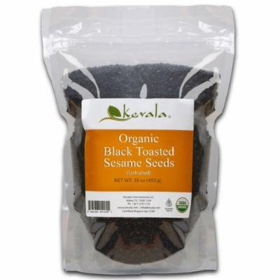 Kevala Organic Black Sesame Seeds 1 Lb (TOASTED)