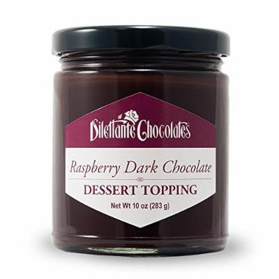 Raspberry Dark Chocolate Dessert Topping - 10 oz Jar - by Dilettante (3 Pack)