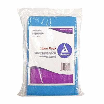 Dynarex Linen Pack for Bed, Cot or Stretcher, 11.3 Ounce (Pack of 30)