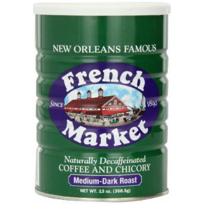 French Market Coffee & Chicory Decaffeinated, 12 Ounce Cans (Pack of 3)