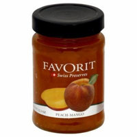 Favorit Preserves Peach 12.30-Ounce (Pack Of 6)
