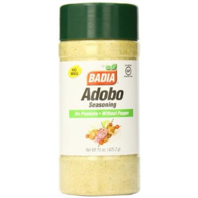 Badia Adobo without Pepper, 15 Ounce (Pack of 12)