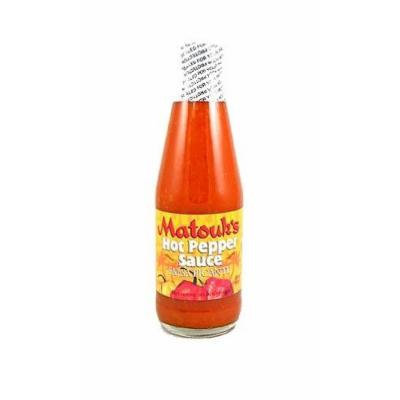 Matouk's Salsa Picante Hot Pepper Sauce, 10-Ounce Bottles (Pack of 4)
