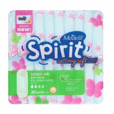 Modess Spirit Cottony Soft Regular Non-wing Sanitary Pad 20 Pcs