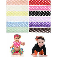 12 total juDanzy 1.5 inch crochet baby headbands