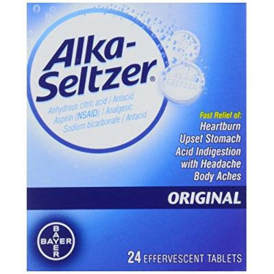 Alka-Seltzer Original with Aspirin, 24 Count