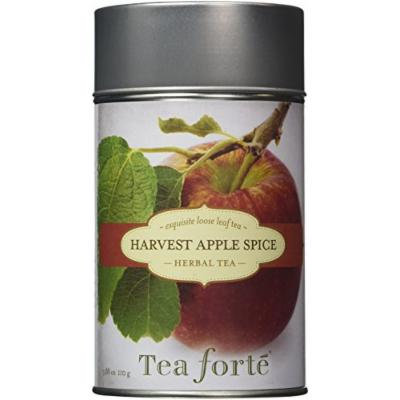 Tea Forte HARVEST APPLE SPICE Loose Leaf Herbal Tea, 3.88 Ounce Tea Tin