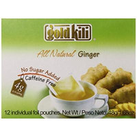 Gold Kili All Natural Ginger Beverage Brewing Bags, 1.68-Ounce Boxes (Pack of 6)