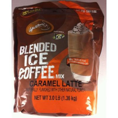 Caffe D' Amore Blended Ice Coffee, Caramel Latte - 3 lbs.