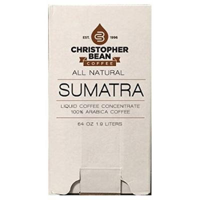 Sumatra Cold Brew Or Hot Liquid Coffee Concentrate 64 Ounce Bag In Box With Shcolle Connector