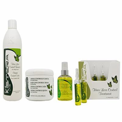 Kismera Hair Loss Control Shampoo & Cream & Lotion & Treatment 12ampoules