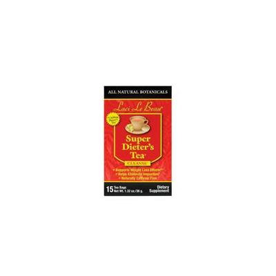 Laci Le Beau Super Dieters Tea All Natural Botanicals, All Natural Botanicals 15 Bags (Pack of 4)