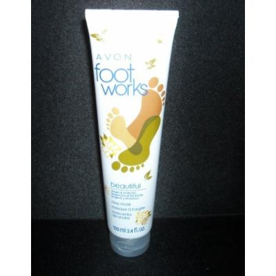 Avon Foot Works Beautiful Ginger & White Tea Clay Mask