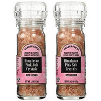 Himalayan Pink Salt Crystals with Built in Grinder 2 Pack