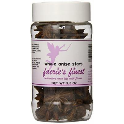 Faeries Finest Whole Anise Stars, 3.20 Ounce