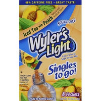 Wyler's Light Peach Iced Tea Singles to Go (8 packets each box) FOUR BOXES