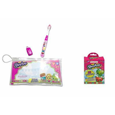 Brush Buddies Shopkins Oral Travel Kit with Shopkins Bandages 20 count Box