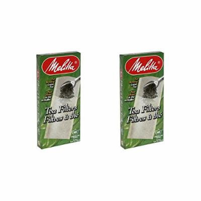Melitta Loose Tea Filter, 40 Ct. (Pack of 2)
