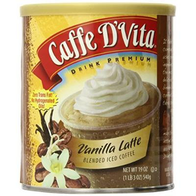 CAFFE D'VITA SMOOTHIE MIXES 19OZ CAN (VANILLA ICED COFFEE)