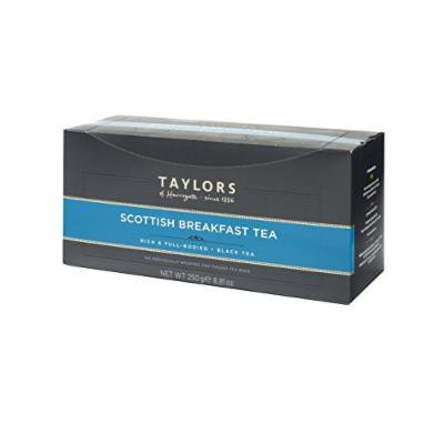 Taylors of Harrogate Wrapped Tea Bags, Scottish Breakfast, 100 Count