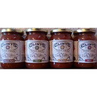 Clint's Texas Salsa Sampler 16oz Jar (Pack of 4 Different Flavors)