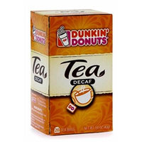 Dunkin' Donuts, 1 BOX of 20 Tea Bags - Decaf Tea, 1.27 OZ (36g) / Box
